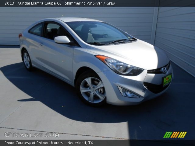 2013 Hyundai Elantra Coupe GS in Shimmering Air Silver