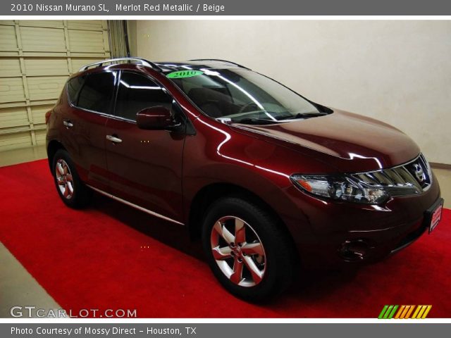 2010 Nissan Murano SL in Merlot Red Metallic