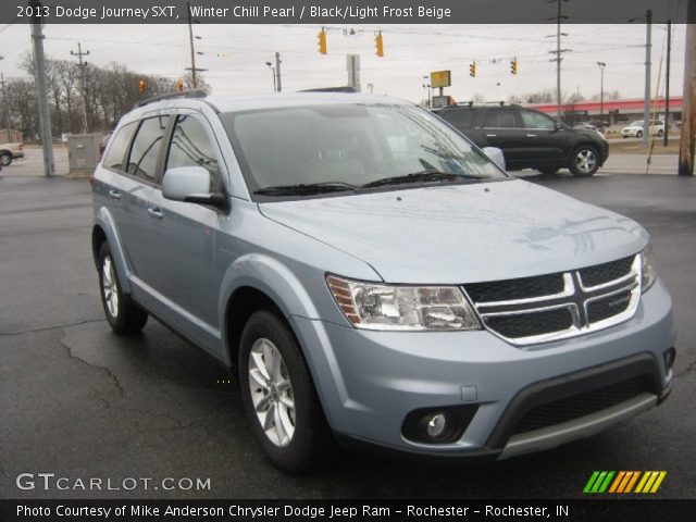 2013 Dodge Journey SXT in Winter Chill Pearl