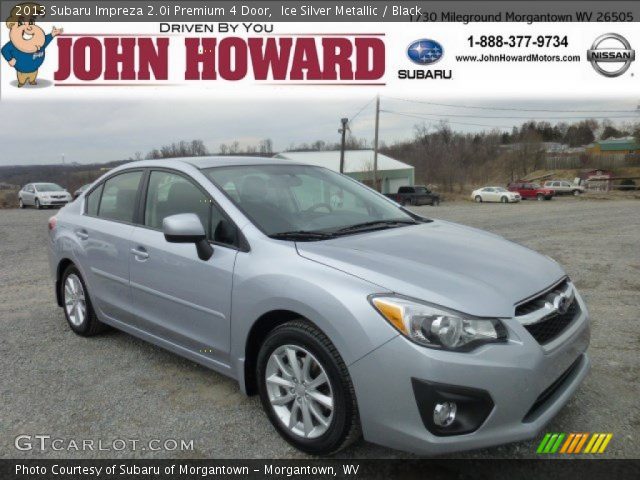 2013 Subaru Impreza 2.0i Premium 4 Door in Ice Silver Metallic