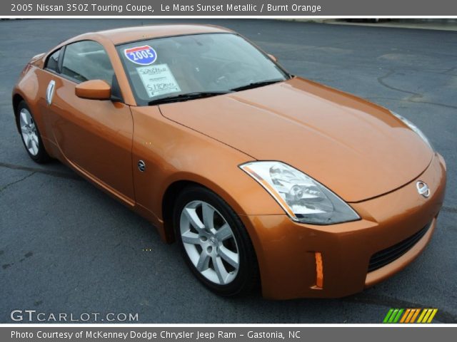 2005 Nissan 350Z Touring Coupe in Le Mans Sunset Metallic