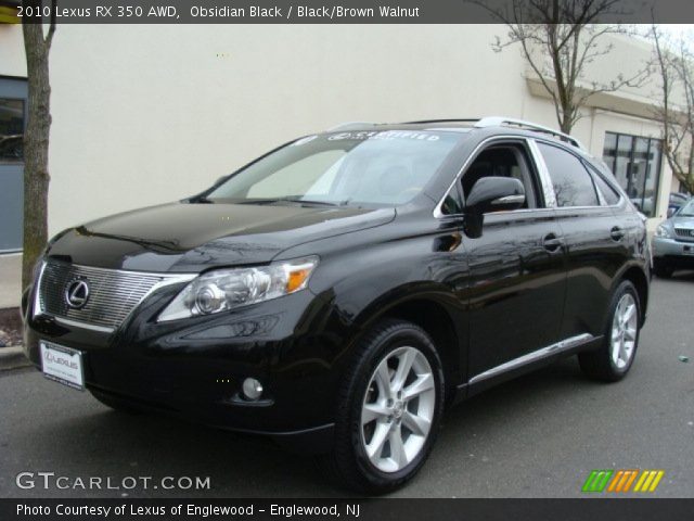 2010 Lexus RX 350 AWD in Obsidian Black