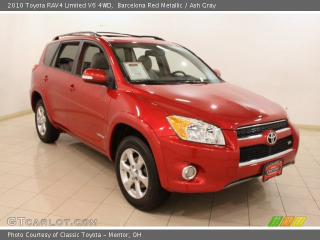 2010 Toyota RAV4 Limited V6 4WD in Barcelona Red Metallic
