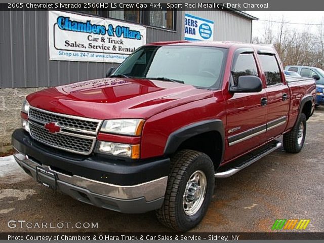 2005 Chevrolet Silverado 2500HD LS Crew Cab 4x4 in Sport Red Metallic