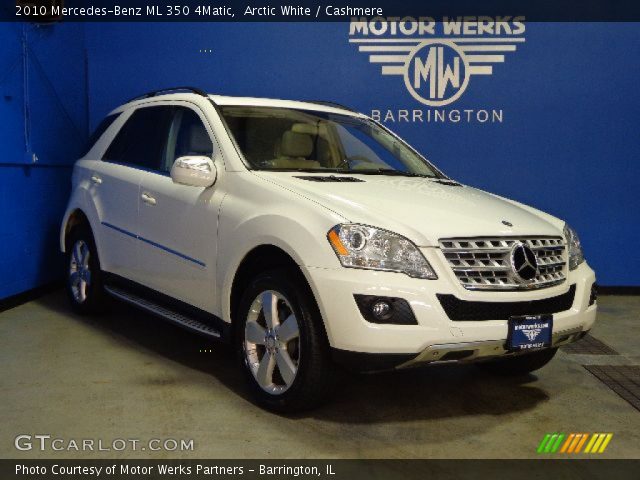 2010 Mercedes-Benz ML 350 4Matic in Arctic White