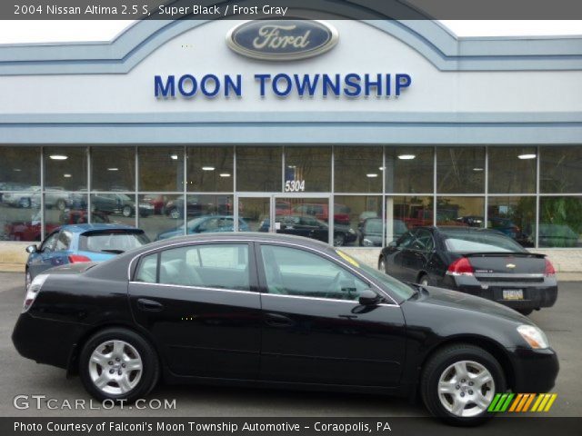 2004 Nissan Altima 2.5 S in Super Black