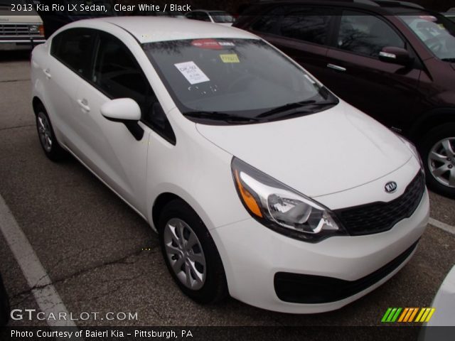 2013 Kia Rio LX Sedan in Clear White