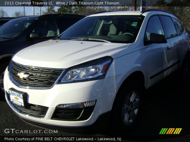 2013 Chevrolet Traverse LS in White