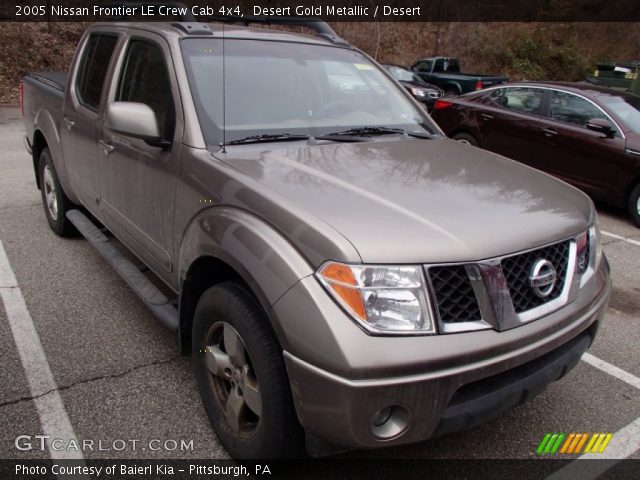 2005 Nissan Frontier LE Crew Cab 4x4 in Desert Gold Metallic