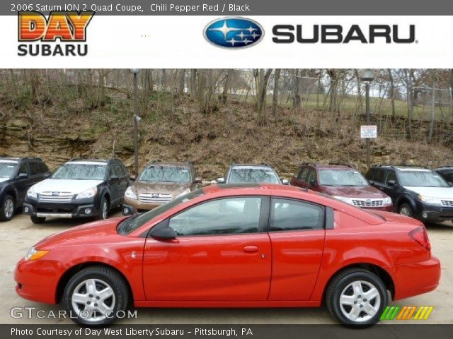 2006 Saturn ION 2 Quad Coupe in Chili Pepper Red