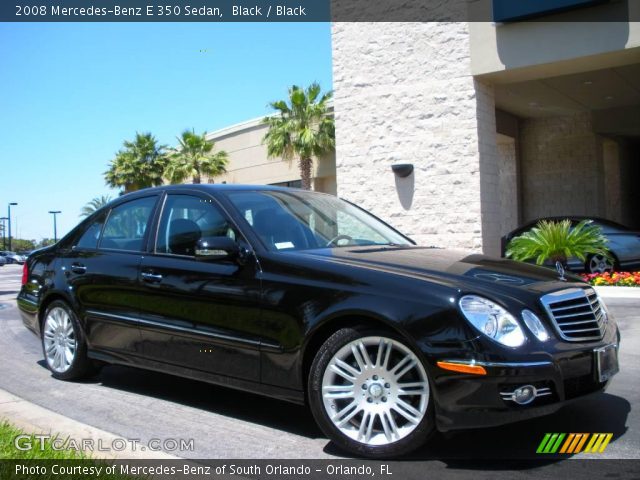 2008 Mercedes-Benz E 350 Sedan in Black