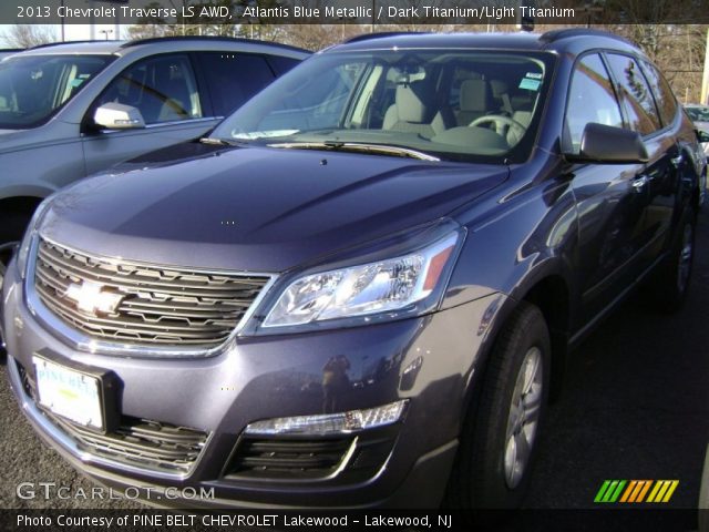 2013 Chevrolet Traverse LS AWD in Atlantis Blue Metallic