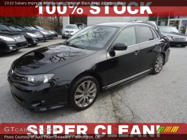 2010 Subaru Impreza WRX Sedan in Obsidian Black Pearl