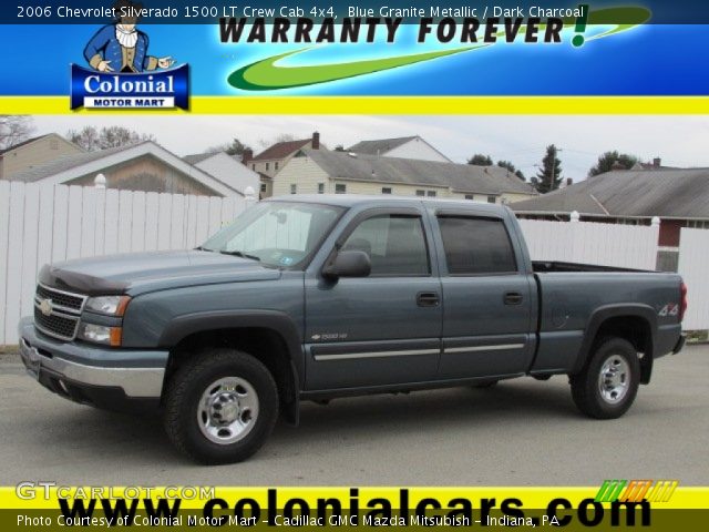 2006 Chevrolet Silverado 1500 LT Crew Cab 4x4 in Blue Granite Metallic