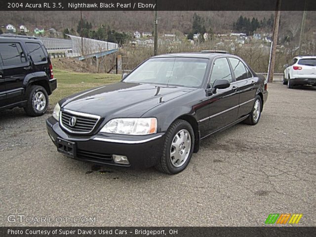 Nighthawk Black Pearl 2004 Acura Rl 3 5 Ebony Interior