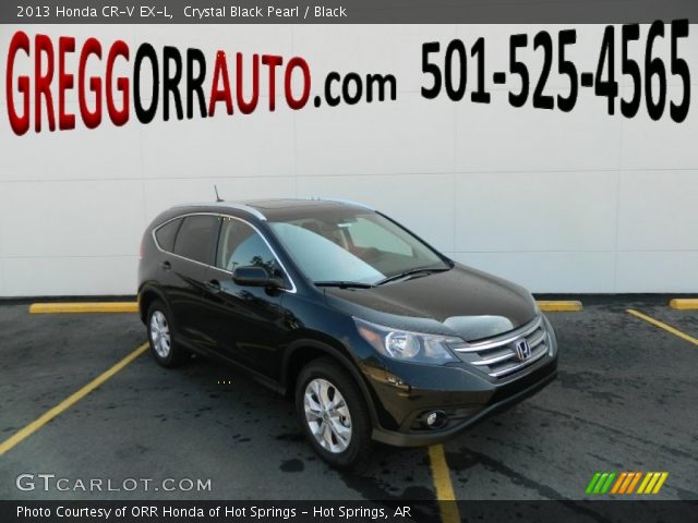 2013 Honda CR-V EX-L in Crystal Black Pearl