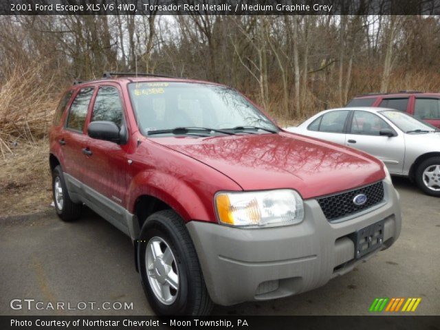 2001 Ford Escape XLS V6 4WD in Toreador Red Metallic