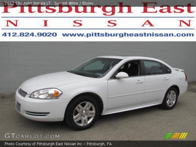 2012 Chevrolet Impala LT in Summit White