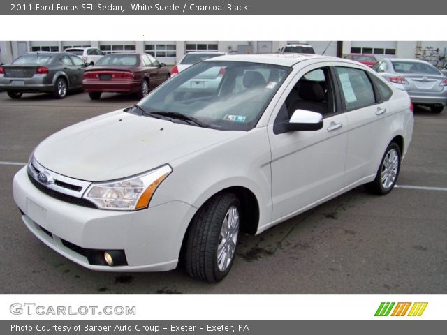 2011 Ford Focus SEL Sedan in White Suede