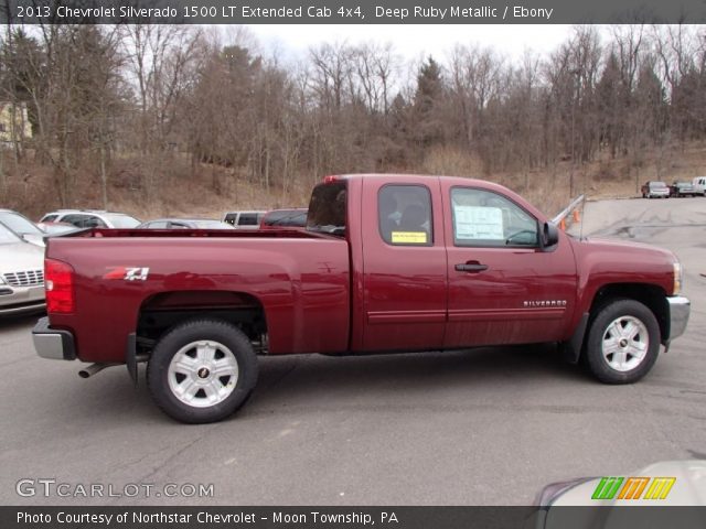 2013 Chevrolet Silverado 1500 LT Extended Cab 4x4 in Deep Ruby Metallic