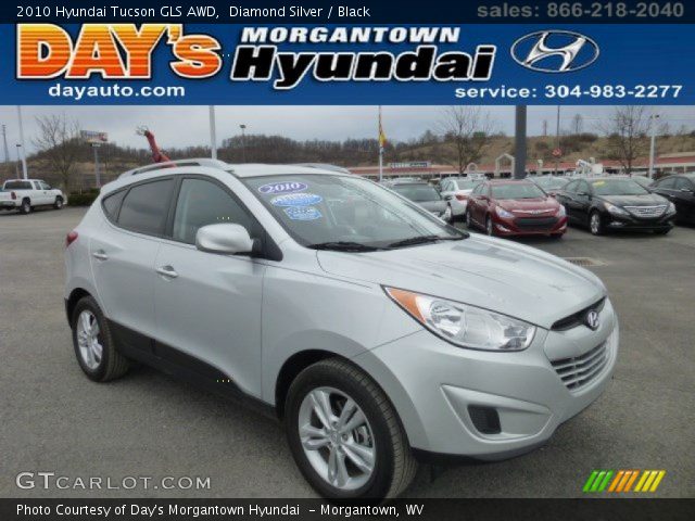 2010 Hyundai Tucson GLS AWD in Diamond Silver