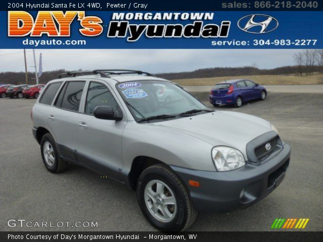 2004 Hyundai Santa Fe LX 4WD in Pewter