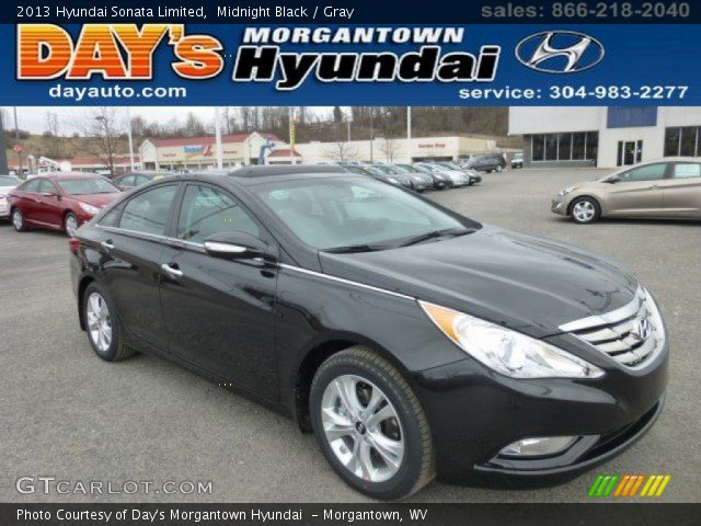 2013 Hyundai Sonata Limited in Midnight Black