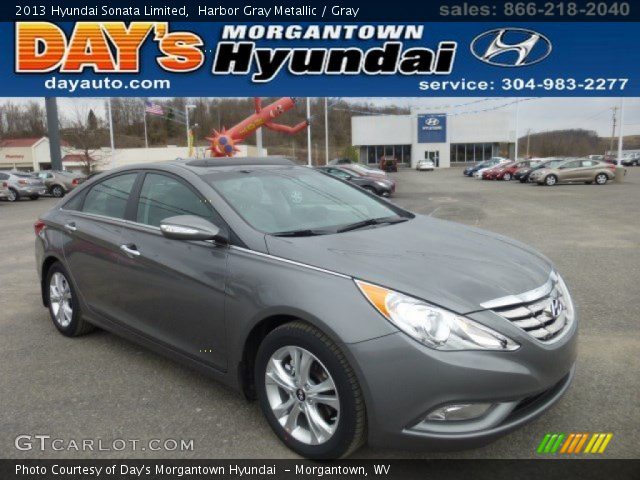 2013 Hyundai Sonata Limited in Harbor Gray Metallic