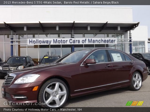 2013 Mercedes-Benz S 550 4Matic Sedan in Barolo Red Metallic