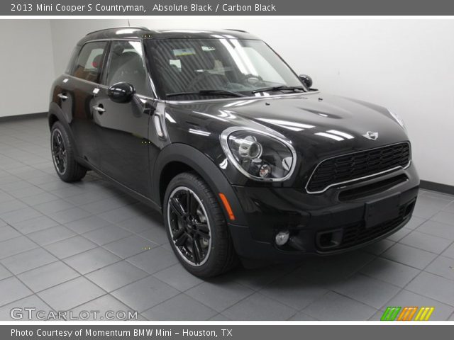 2013 Mini Cooper S Countryman in Absolute Black