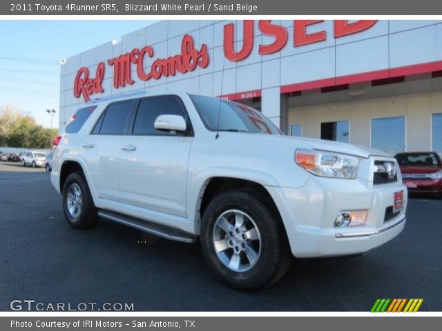 2011 Toyota 4Runner SR5 in Blizzard White Pearl