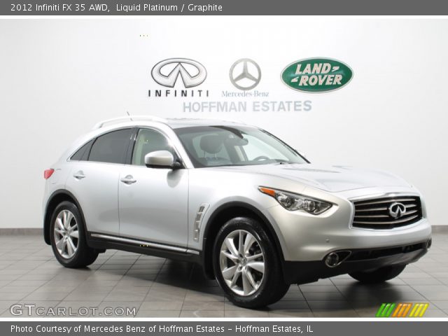 2012 Infiniti FX 35 AWD in Liquid Platinum