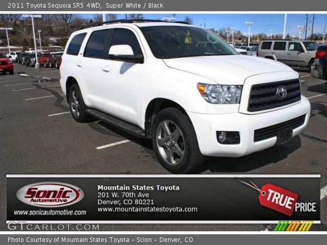 2011 Toyota Sequoia SR5 4WD in Super White