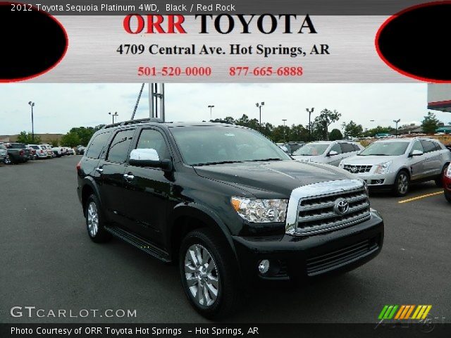 2012 Toyota Sequoia Platinum 4WD in Black