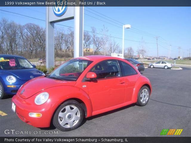 1999 Volkswagen New Beetle GLS Coupe in Red Uni
