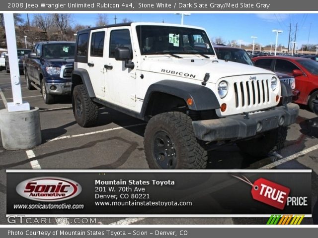 2008 Jeep Wrangler Unlimited Rubicon 4x4 in Stone White