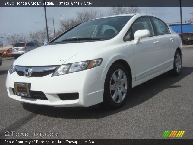2010 Honda Civic LX Sedan in Taffeta White