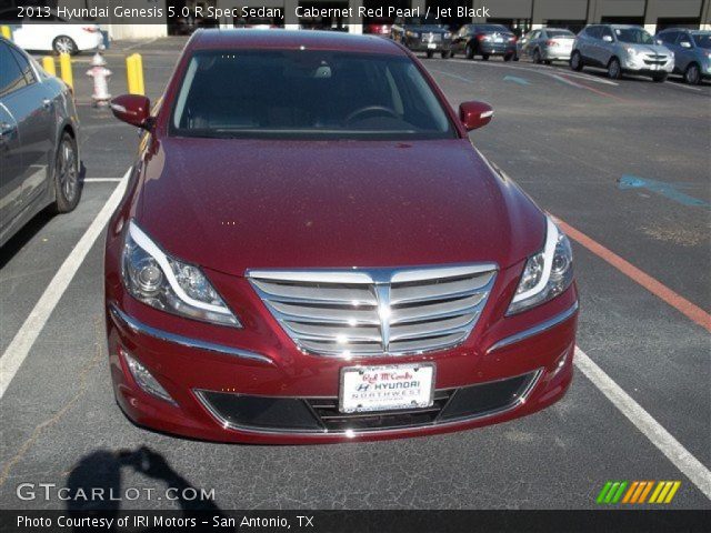 2013 Hyundai Genesis 5.0 R Spec Sedan in Cabernet Red Pearl