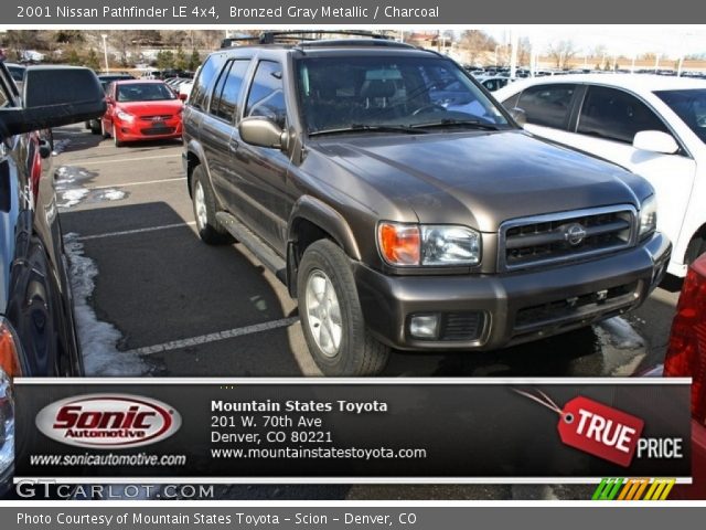 2001 Nissan Pathfinder LE 4x4 in Bronzed Gray Metallic