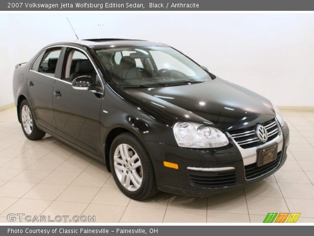 2007 Volkswagen Jetta Wolfsburg Edition Sedan in Black