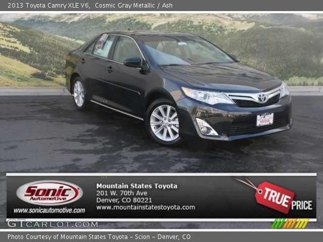 2013 Toyota Camry XLE V6 in Cosmic Gray Metallic