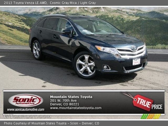 2013 Toyota Venza LE AWD in Cosmic Gray Mica