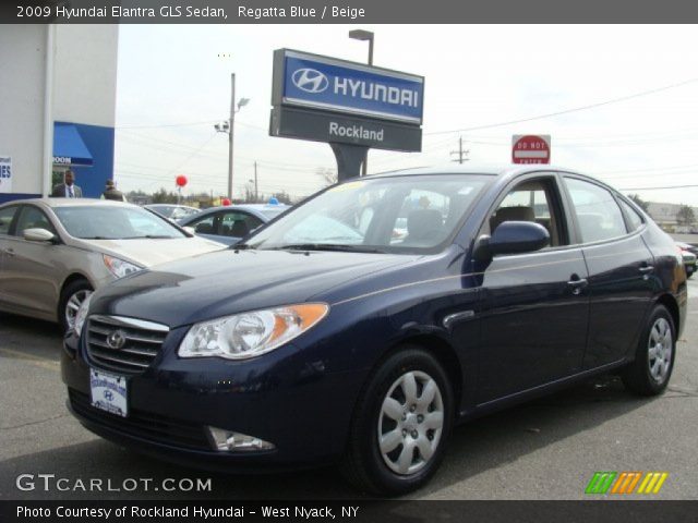 2009 Hyundai Elantra GLS Sedan in Regatta Blue