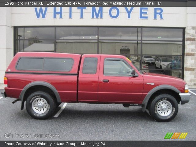 1999 Ford Ranger XLT Extended Cab 4x4 in Toreador Red Metallic