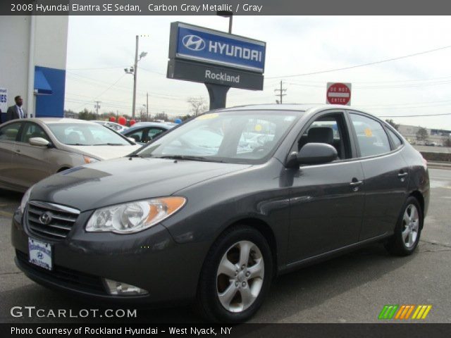 2008 Hyundai Elantra SE Sedan in Carbon Gray Metallic