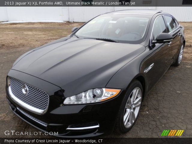 2013 Jaguar XJ XJL Portfolio AWD in Ultimate Black Metallic