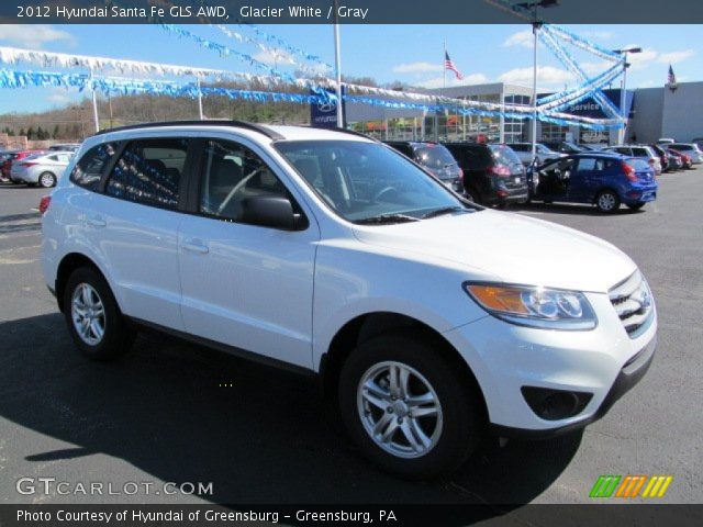 2012 Hyundai Santa Fe GLS AWD in Glacier White