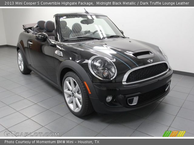 2013 Mini Cooper S Convertible Highgate Package in Midnight Black Metallic