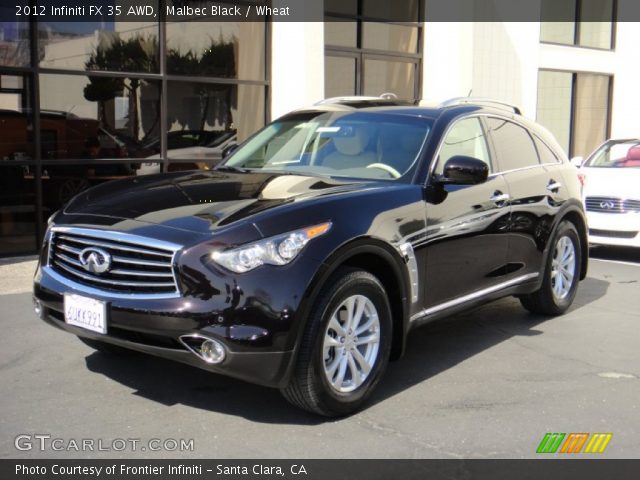 2012 Infiniti FX 35 AWD in Malbec Black