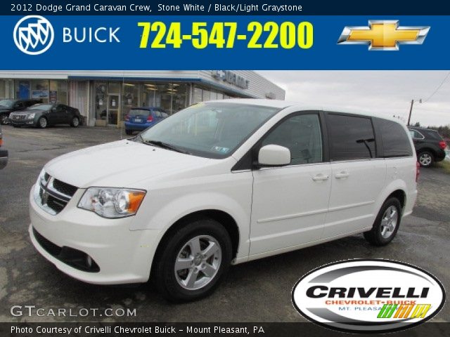 2012 Dodge Grand Caravan Crew in Stone White